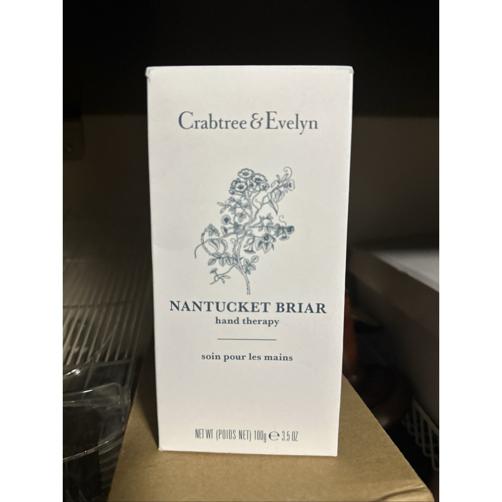 Crabtree & Evelyn NANTUCKET BRIAR Hand Therapy 3.5 oz Cream NEW w/BOX Sealed
